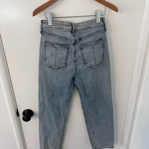 Rag & Bone Super High Rise Ankle Cigarette Light Wash Jeans Size 27 - Picture 2 of 6